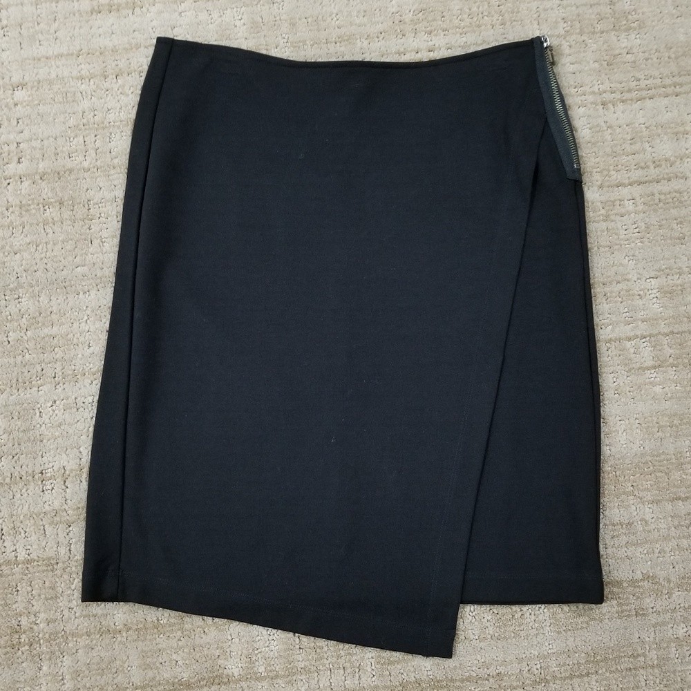 CAbi Black Wrap Style Straight Skirt-Size 4
